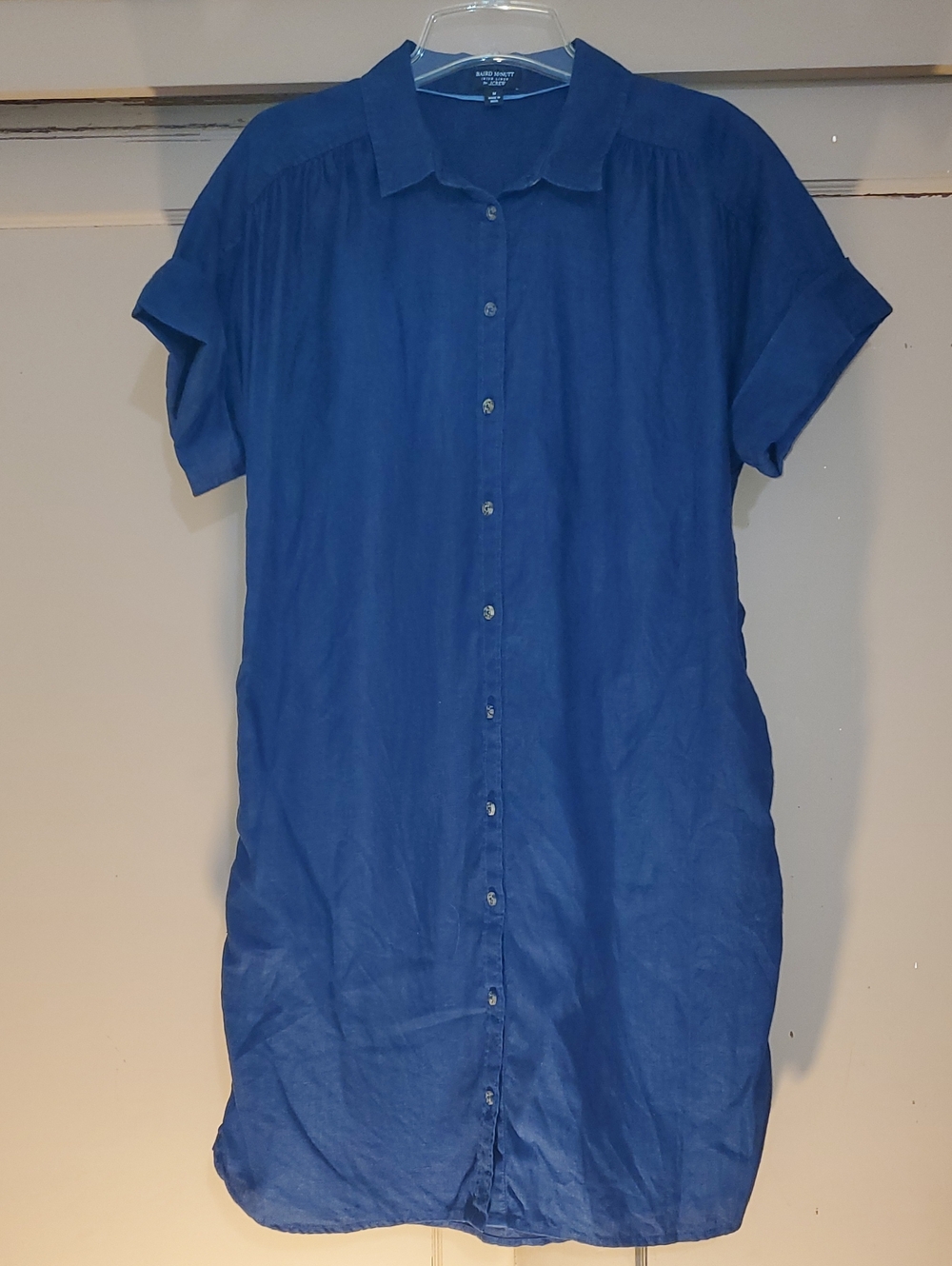 J.Crew Baird McNutt Irish Linen Relaxed Shirt Dress